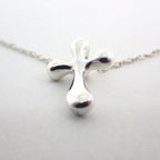 Tiffany & Co 925 Small Cross Pendant Necklace