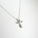 Tiffany & Co 925 Small Cross Pendant Necklace