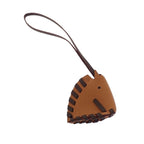 Hermes Cheval Tresse Bag Charm Veau Epsom Chocolat Brown Chocolate