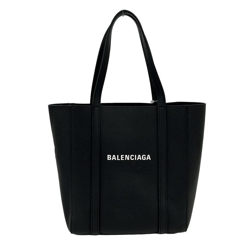 Balenciaga Tote Every Date Xxs Black Leather