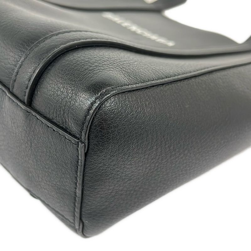 Balenciaga Tote Every Date Xxs Black Leather