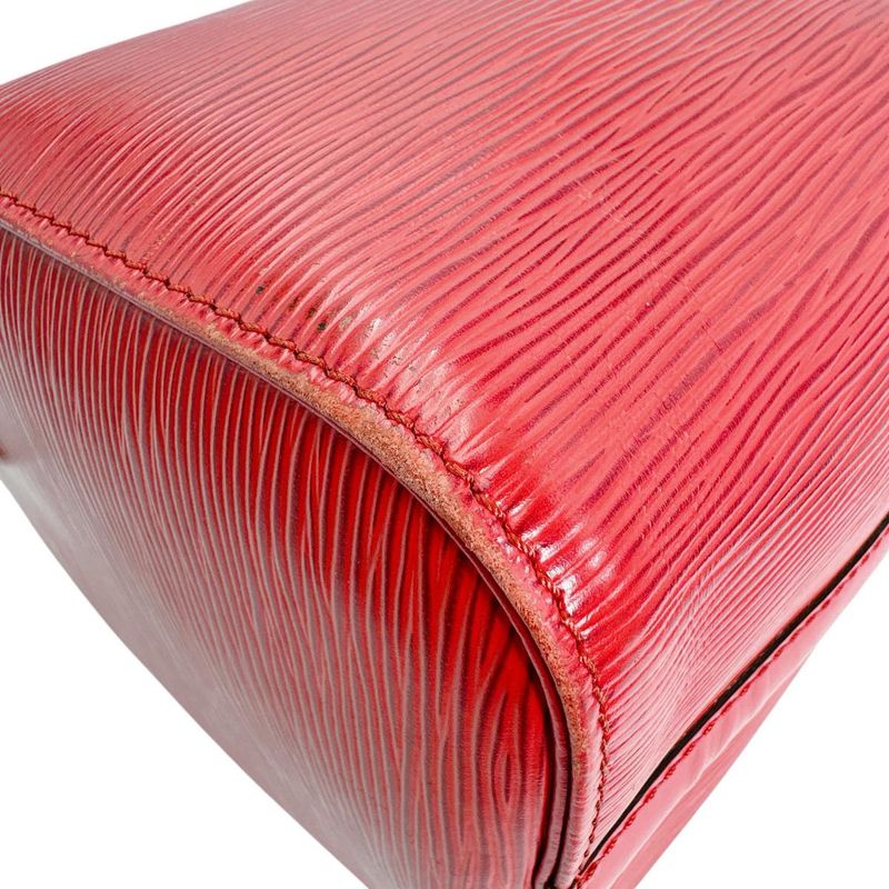 Louis Vuitton Epi Handbag Speedy 25 Castellian Red