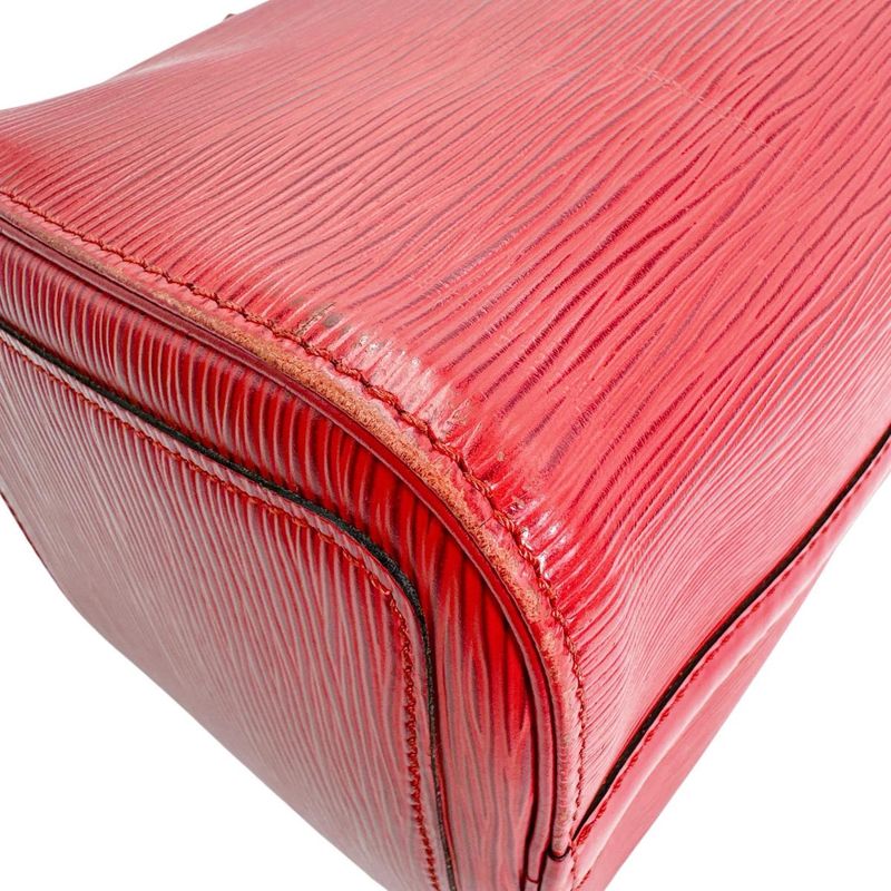Louis Vuitton Epi Handbag Speedy 25 Castellian Red