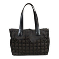Chanel Tote PM New Travel Nylon Jacquard Brown Pm