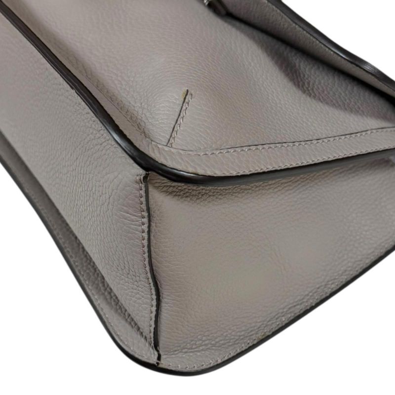Gucci Daily Bamboo Shoulder Bag Leather Gray