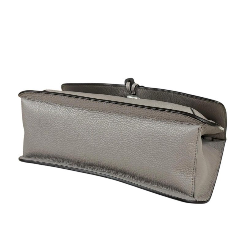 Gucci Daily Bamboo Shoulder Bag Leather Gray