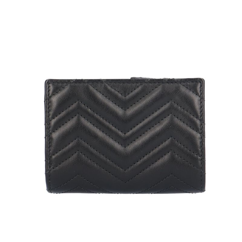Gucci GG Marmont Bifold Wallet Leather Black Marmont