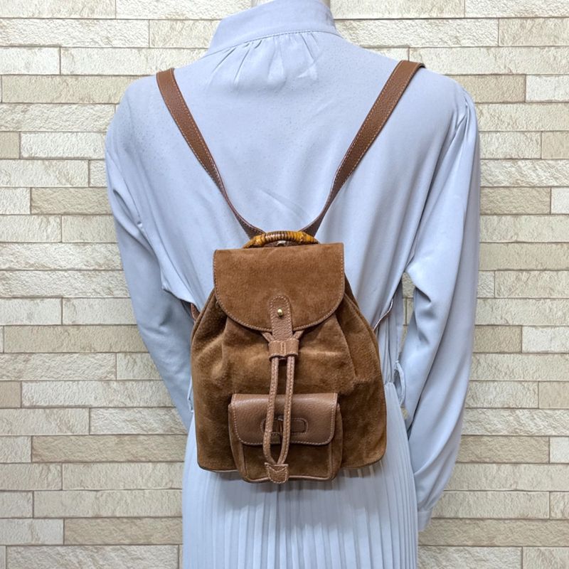 Gucci Mini Backpack Bamboo