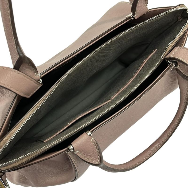 Cartier Shoulder Bag C de Cartier SM Pink Beige 2-Way Leather