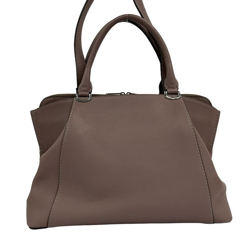 Cartier Shoulder Bag C de Cartier SM Pink Beige 2-Way Leather