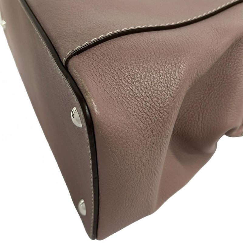 Cartier Shoulder Bag C de Cartier SM Pink Beige 2-Way Leather