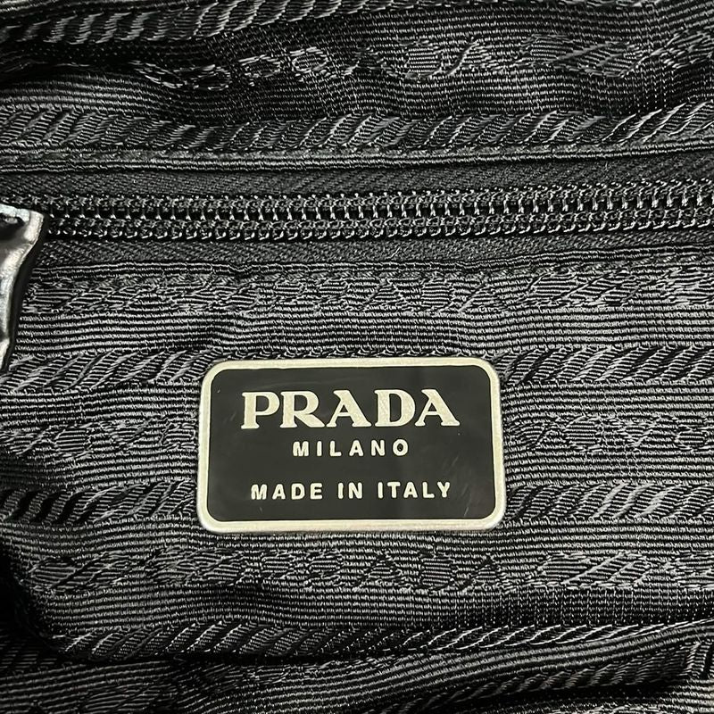 Prada Backpack Black Leather