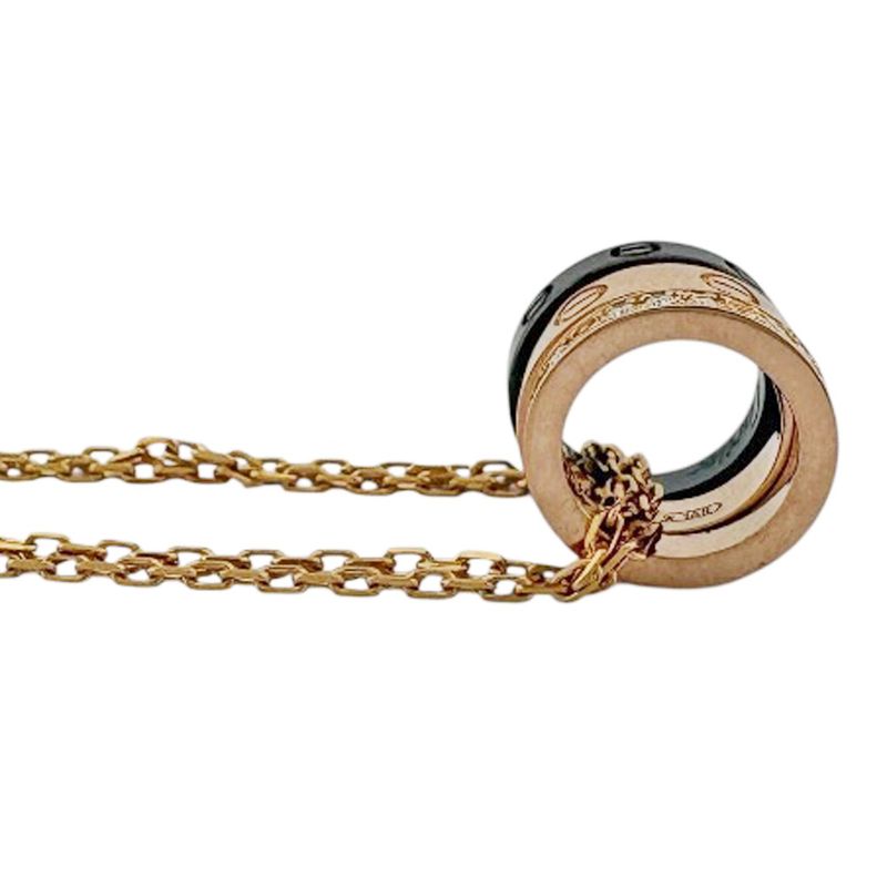Cartier Love Sleeve Hoop Necklace 18K Pink Gold Diamond