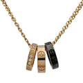 Cartier Love Sleeve Hoop Necklace 18K Pink Gold Diamond