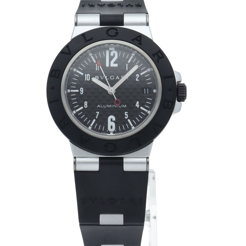 Bvlgari Aluminum Watch Auto Depth Rubber