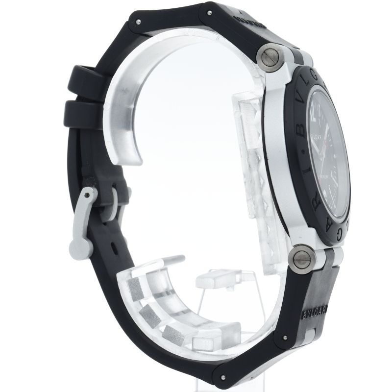 Bvlgari Aluminum Watch Auto Depth Rubber