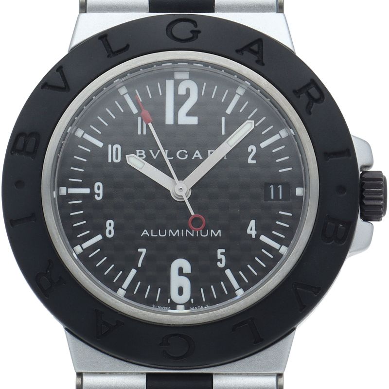 Bvlgari Aluminum Watch Auto Depth Rubber