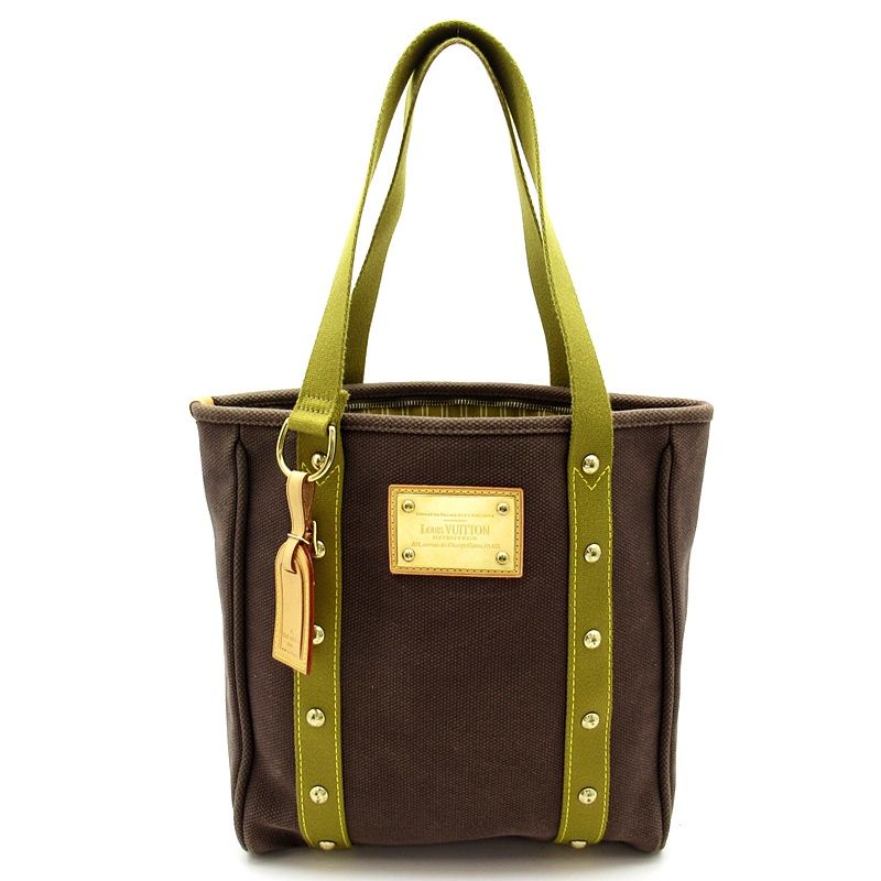 Louis Vuitton Cabas MM Antigua Shoulder Bag Blanc