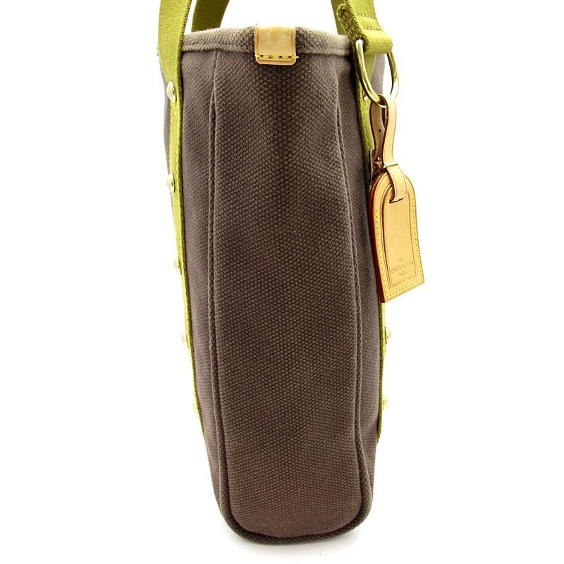 Louis Vuitton Cabas MM Antigua Shoulder Bag Blanc