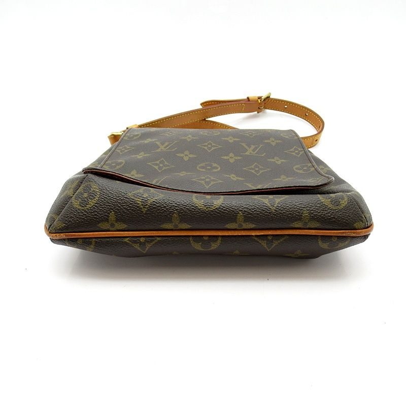Louis Vuitton Musette Salsa Short Monogram Shoulder Bag Brown