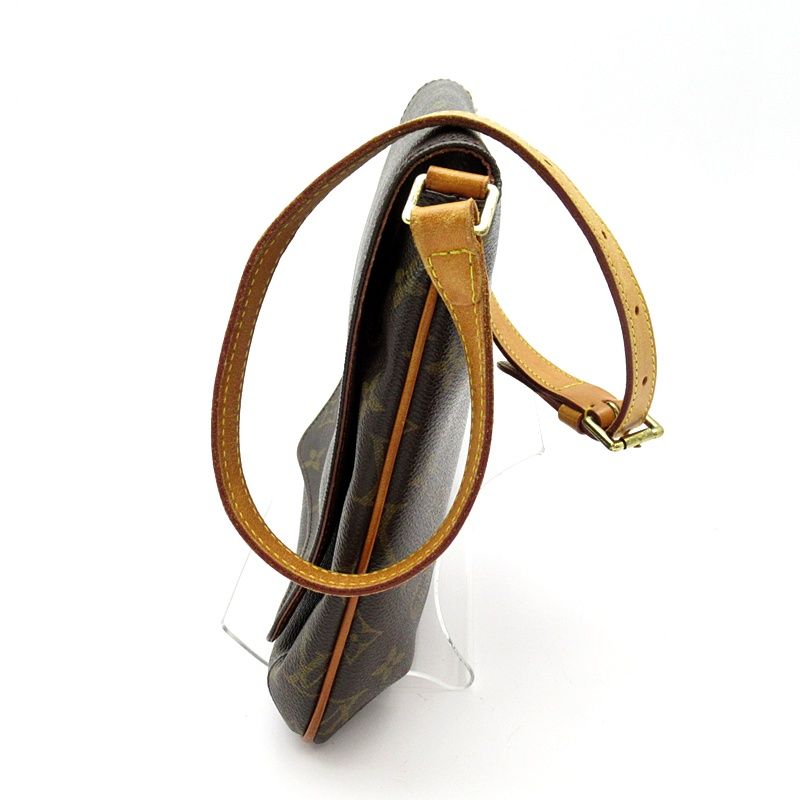 Louis Vuitton Musette Salsa Short Monogram Shoulder Bag Brown