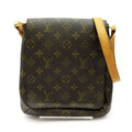Louis Vuitton Musette Salsa Short Monogram Shoulder Bag Brown