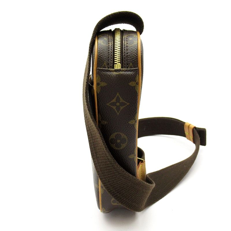 Louis Vuitton Pochette Gange Monogram Belt Bag Brown