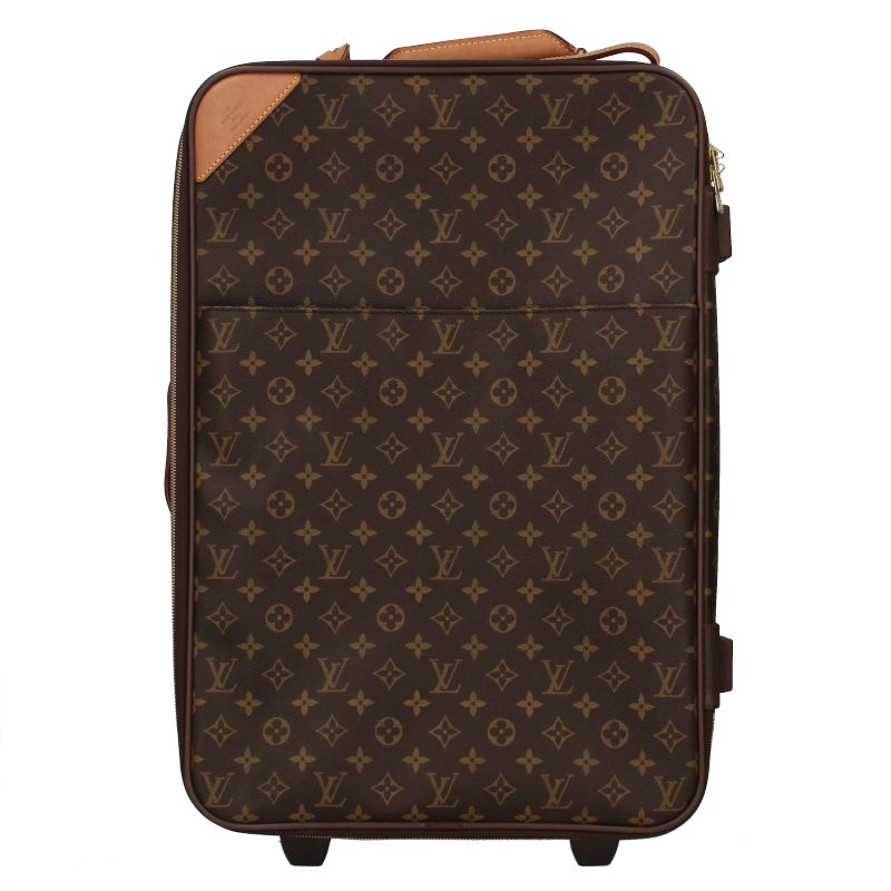 Louis Vuitton Pegase 55 Monogram Travel Bag Brown
