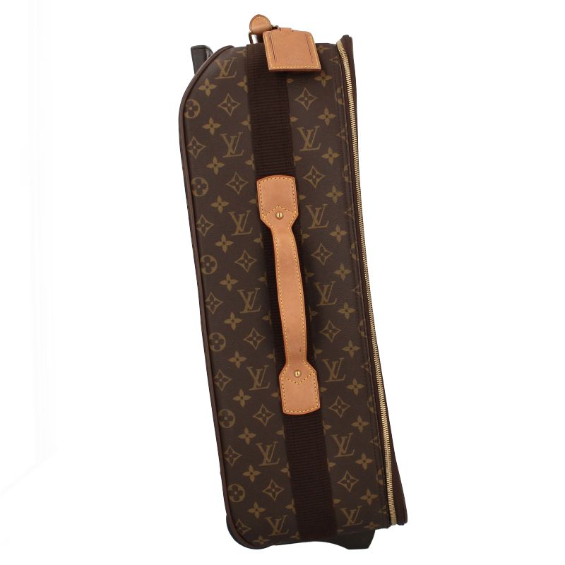 Louis Vuitton Pegase 55 Monogram Travel Bag Brown