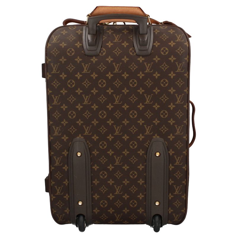 Louis Vuitton Pegase 55 Monogram Travel Bag Brown