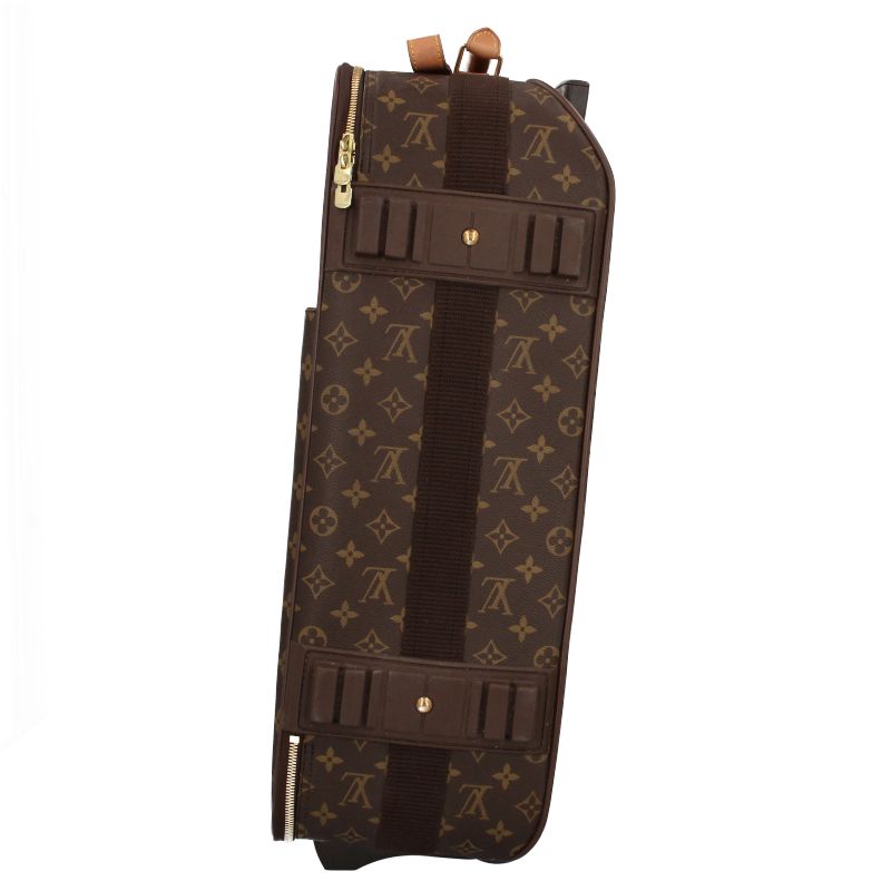 Louis Vuitton Pegase 55 Monogram Travel Bag Brown