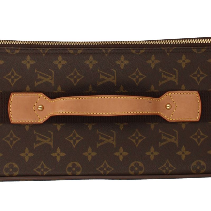 Louis Vuitton Pegase 55 Monogram Travel Bag Brown