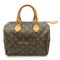 Louis Vuitton Speedy 25 Monogram Handbag Brown