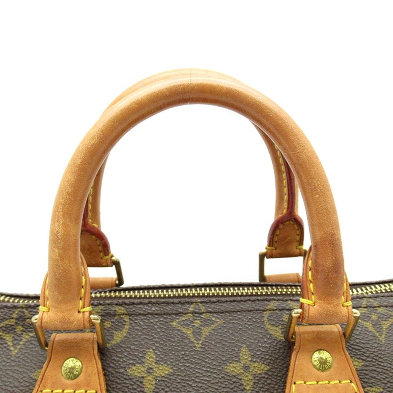 Louis Vuitton Speedy 25 Monogram Handbag Brown