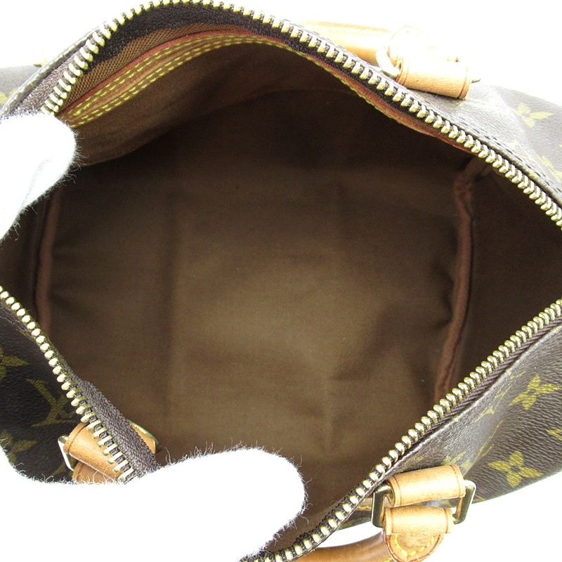Louis Vuitton Speedy 25 Monogram Handbag Brown