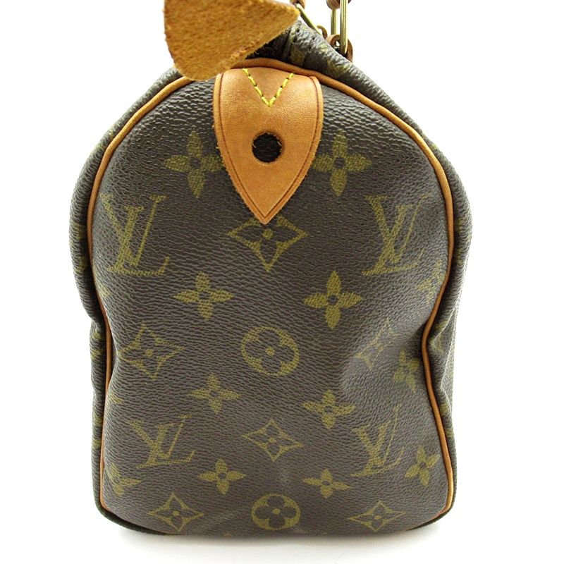 Louis Vuitton Speedy 25 Monogram Handbag Brown