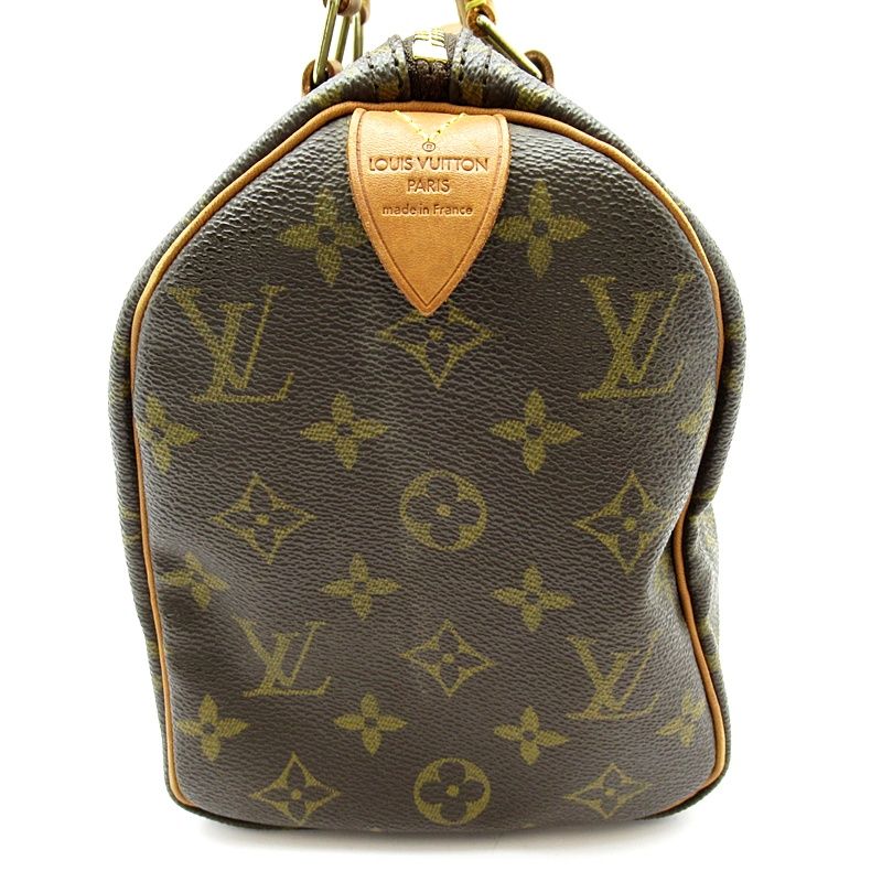 Louis Vuitton Speedy 25 Monogram Handbag Brown