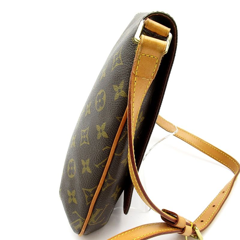 Louis Vuitton Musette Salsa Short Monogram Shoulder Bag Brown