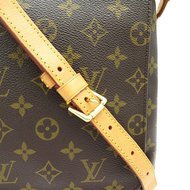 Louis Vuitton Musette Salsa Short Monogram Shoulder Bag Brown
