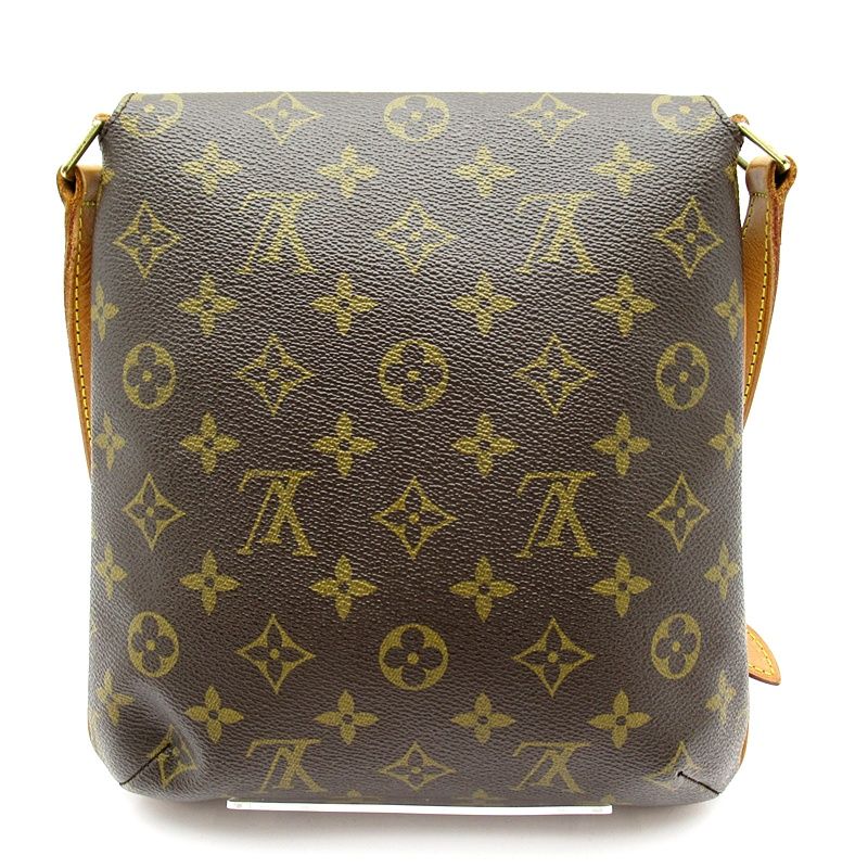 Louis Vuitton Musette Salsa Short Monogram Shoulder Bag Brown