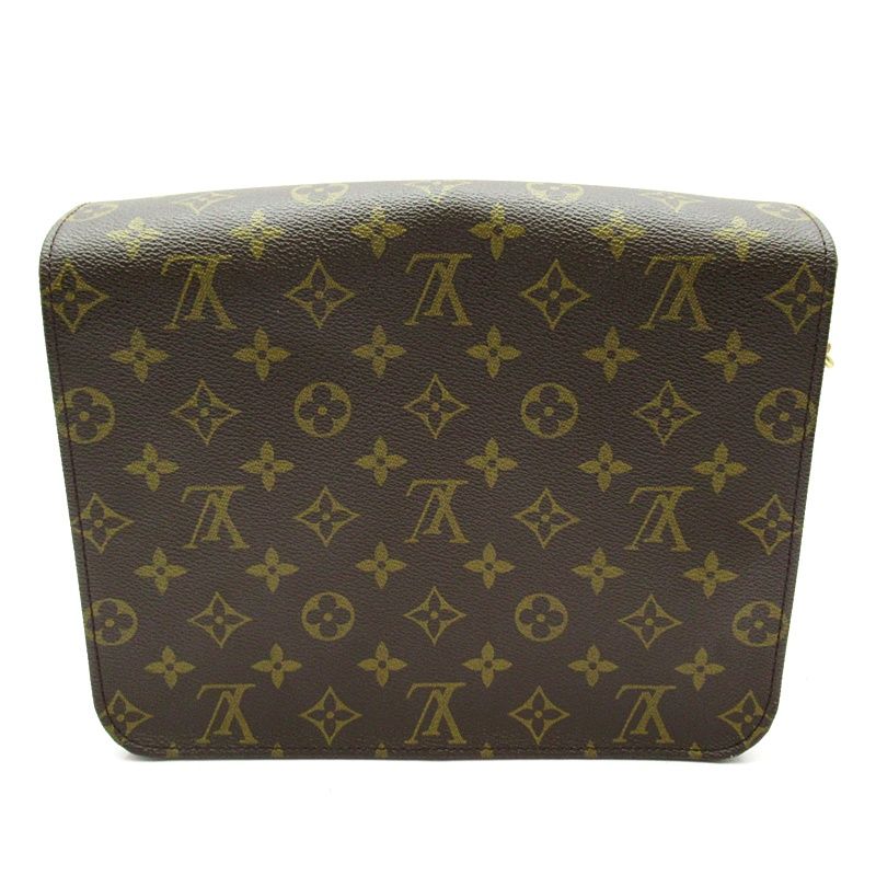 Louis Vuitton Cartouchiere 26 Monogram Shoulder Bag Brown