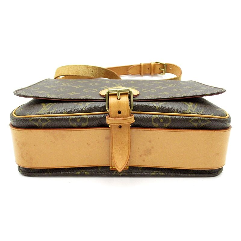 Louis Vuitton Cartouchiere 26 Monogram Shoulder Bag Brown