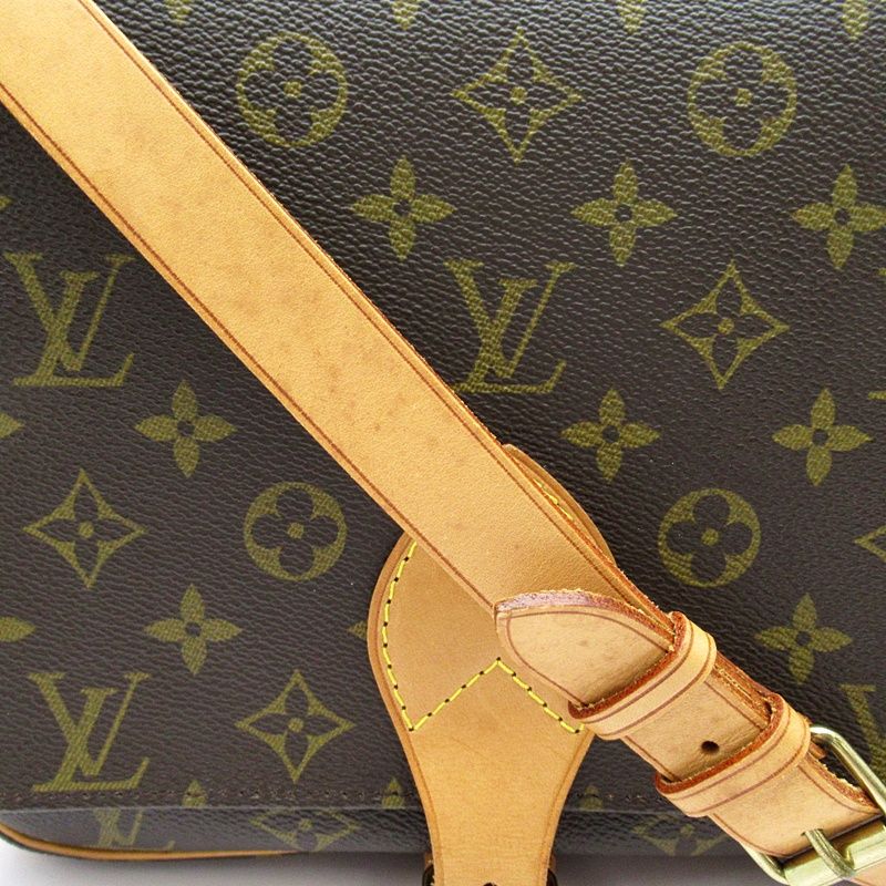 Louis Vuitton Cartouchiere 26 Monogram Shoulder Bag Brown