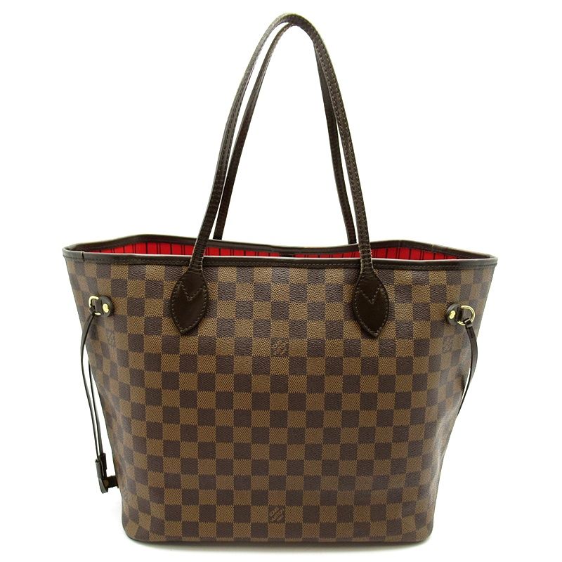 Louis Vuitton Neverfull MM Damier Tote Brown