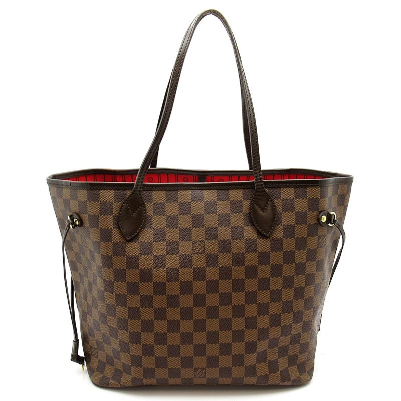 Louis Vuitton Neverfull MM Damier Tote Brown