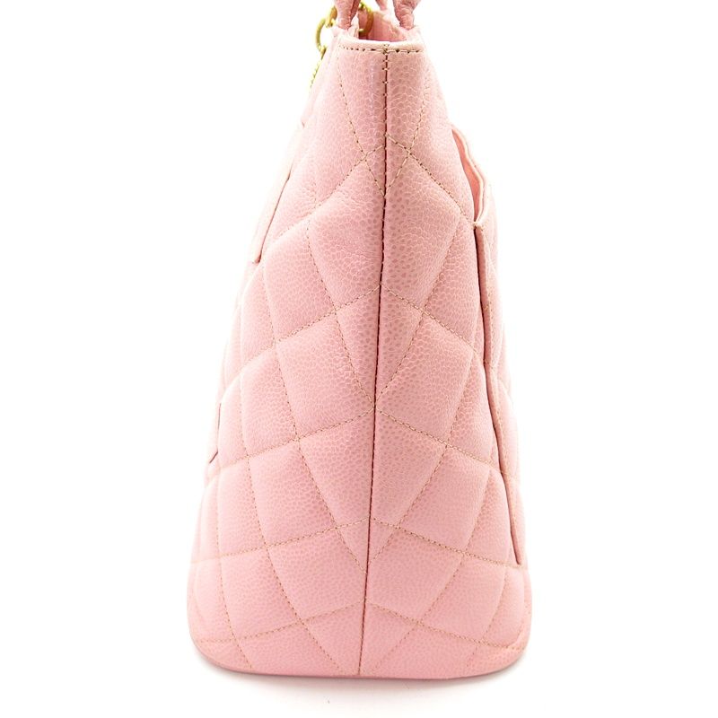 Chanel Medallion Tote Caviar Leather Pink