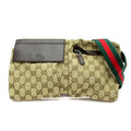Gucci Waist Pouch GG Canvas Brown