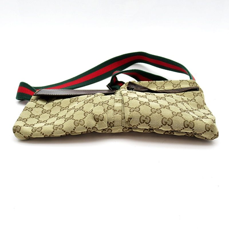 Gucci Waist Pouch GG Canvas Brown