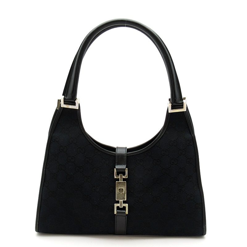 Gucci Jackie Shoulder Bag GG Canvas Leather