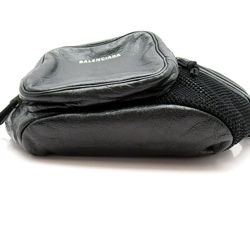 Balenciaga Explorer Belt Bag Leather Black